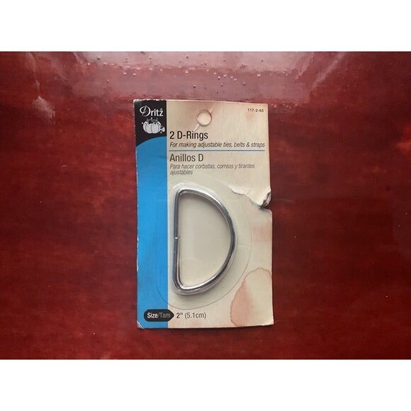 Dritz 2" D Rings x2 - Picture 1 of 2